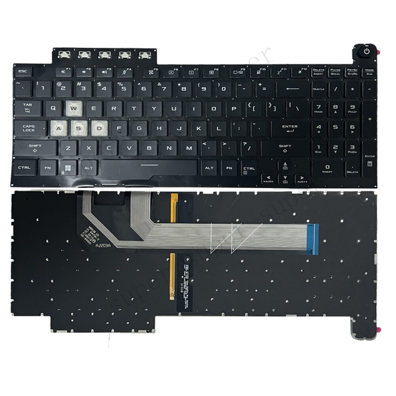 Gaming Keyboard Asus - S++ Keyboard Backlit Hitam AS untuk