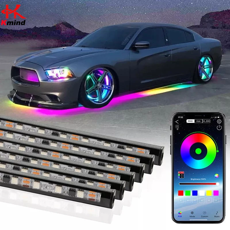 Rgb Underglow Strip - Lampu LED Neon Cahaya Bawah Mobil