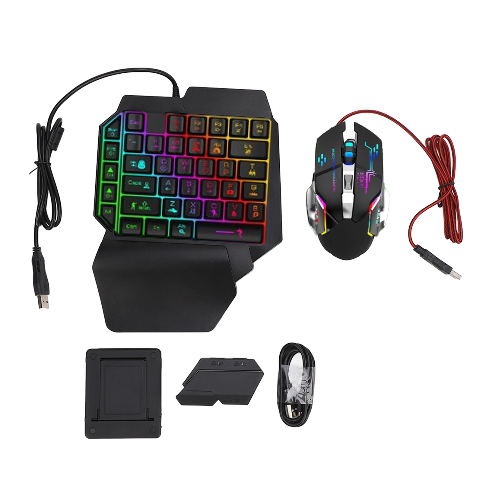 Gaming Keyboard Hand - Set Konverter Mouse Keyboard Kombo Mouse