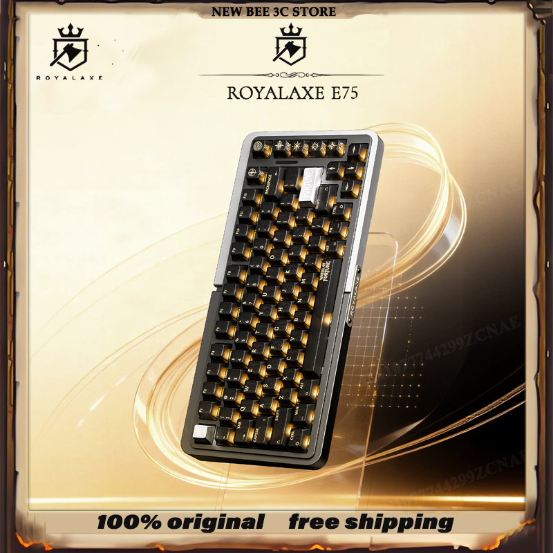 Gaming Keyboard Hall Effect Switches - Keyboard Gaming Royalaxe E75 HE Cangkang
