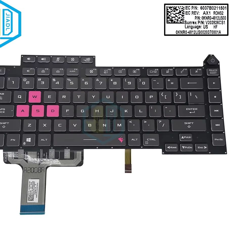 Gaming Keyboard Asus - Keyboard Backlit RGB Latin LA Inggris