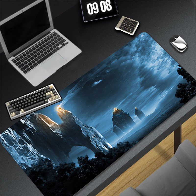 Mousepad Karet Mouse Pad Gamin - Gaming Keyboard Hand ulasan dan harga