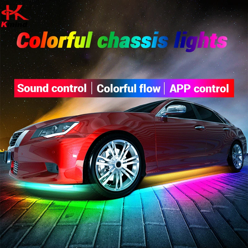 Lampu LED Neon Cahaya Bawah Mo - Rgb Underglow Strip ulasan dan harga