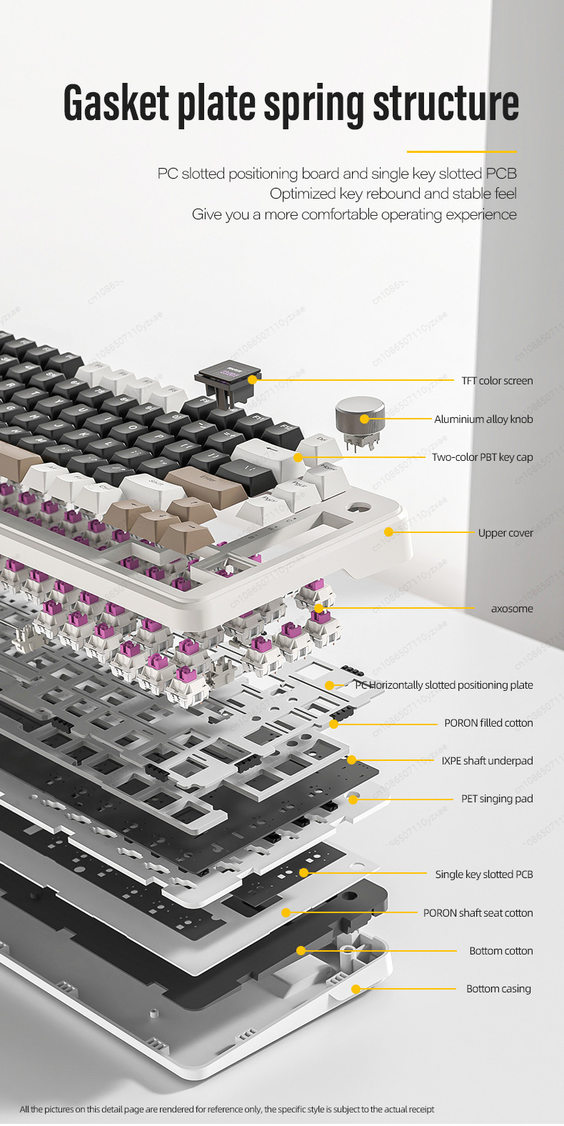 2024 Baru AL66 Keyboard Mekani - Gaming Keyboard Affordable ulasan dan harga