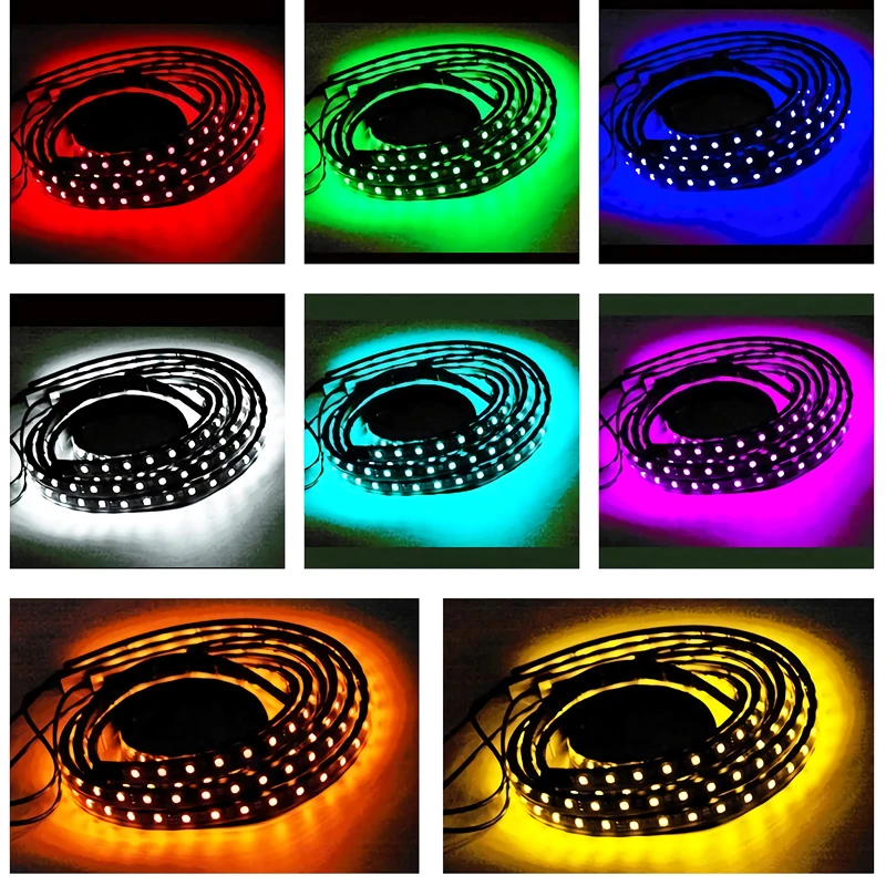 Lampu bawah mobil, cahaya Neon - Rgb Underglow Strip ulasan dan harga