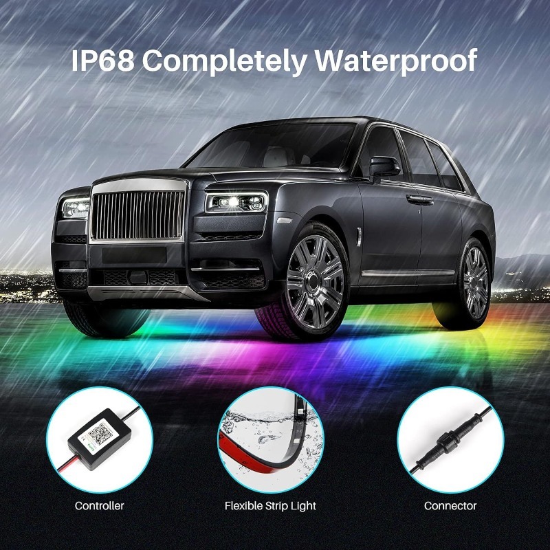 Lampu Strip LED Fleksibel 4in1 - Rgb Underglow Strip ulasan dan harga