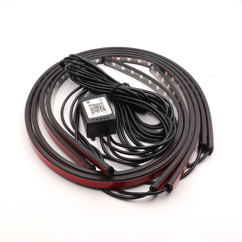Niscarda 4 Buah 12V IP65 Kontr - Rgb Underglow Strip ulasan dan harga