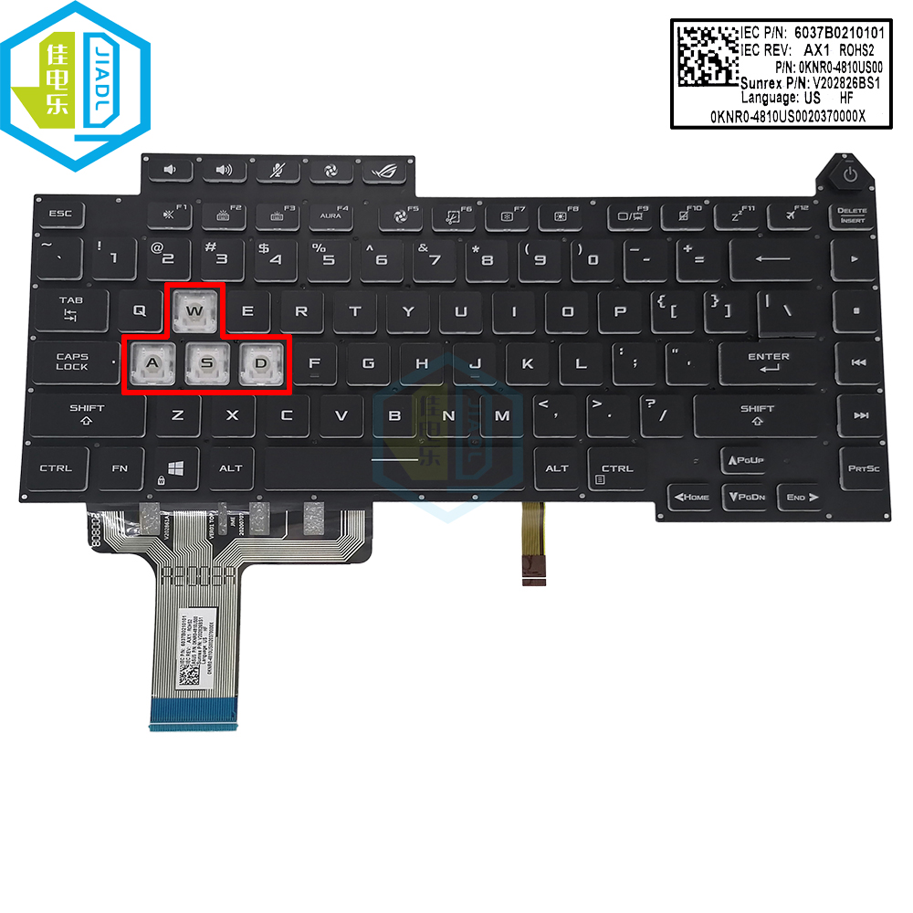 Keyboard Backlit RGB Latin LA  - Gaming Keyboard Asus ulasan dan harga